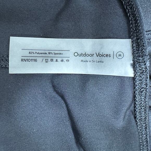 Outdoor Voices Beam 3.5" bodysuit in black  long sleeve Size Medium NWT - Picture 12 of 16